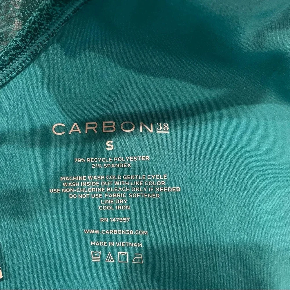 FINAL PRICE Carbon38 Leatherette Longline Bra - Picture 8 of 8